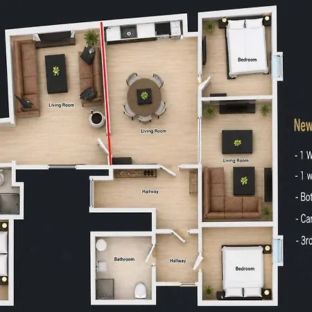 Apartamento 4br Harbour With Sea View Skb17-201